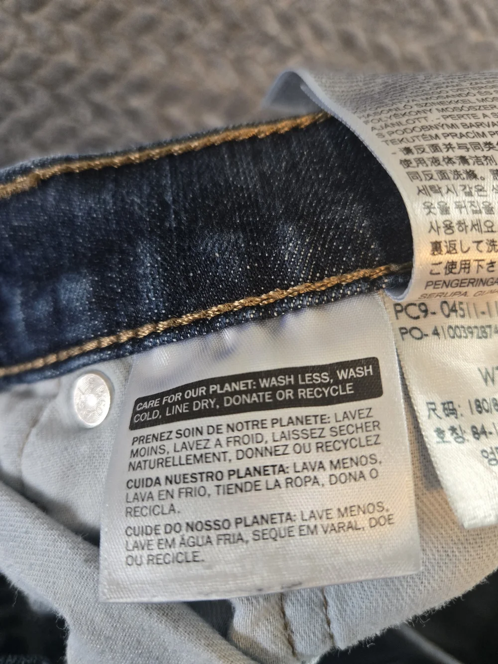 Levi’s 511 Slim Fit Men’s Jeans 33x34 Blue Stretch Denim